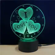 M.Sparkling TD078 Creative Love Day 3D LED Lamp