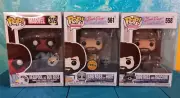 Bob Ross/Deadpool lot #319 #558 Chase #561 - Pop Vinyl with Protectors