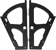 GLEAVI 1pair Single Layer Shoe Cabinet Frame Mechanism Stainless Steel Drawer Hinges Space-Saving Rack Accessories for Storage