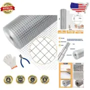 Durable 48" x 100' 19 Gauge Galvanized Steel Hardware Cloth for Poultry Fencing