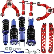 Adjustable Coilovers Struts w/Camber Control Arms Kit Compatibility for Honda Civic 1996-2000