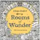 Johanna Basford 2024 Coloring Wall Calendar: Rooms of Wonder