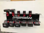 Milwaukee M18 and M12 Battery Holder - BLACK