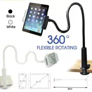 360° Rotate Tablet Stand Holder Lazy Bed Desk Mount Mobile Phone Clamp Universal