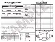 250 Custom Car Invoice / Estimate / Quote / Carbonless Form / Repair / Fix Order