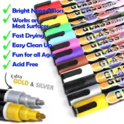 12 Pack 6mm Liquid Chalk Pen/Marker For Chalkboard Blackboard Glass Windows Kids