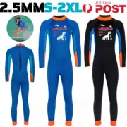 Boy 2.5mm Neoprene Wetsuit Swim Scuba Diving Jumpsuit Kids Winter Warm Full Suit