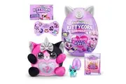 Rainbocorns Kittycorn Surprise Series 2 Calico Cat by ZURU, Collectible Plush Stuffed Animal, Surprise Egg, Sticker Pack, Slime, Ages 3+ for Girls, Children