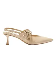 [PINK INC] Stacey Heeled Shoes in Nude Patent