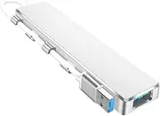 OSALADI 1pc 4 Hub Computer Data Cable USB Cable Ethernet Cable USB Splitter HDTV Antenna Cable USB Adaptor USB b Cable Charger Cable Flash Drive Data Cable Ethernet Adapter Stainless Steel