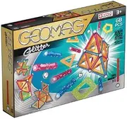 Geomag 533 Glitter Magnetic Construction Set, 68-Pieces