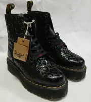 Dr Martens Jadon X GIRL Leopard Embossed UK 5 New with Box