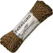 Atwood Rope MFG Parachute Cord 550 100ft. 7 Strand Cord. Color: FDE Camo G1209H
