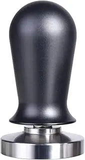 53mm Calibrated Espresso Tamper, MATOW Calibrated Coffee Tamper with Spring Loaded Anodized Aluminum Handle Stainless Steel Flat Base, Professional Barista Espresso Hand (Aluminum Handle, 53mm Tamper)