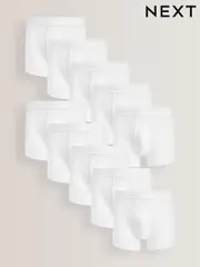 White 10 pack A-Front Boxers (C58624) | $84