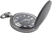 [SAFIGLE] Classic Frosted Pocket Watch for Men and Women Lightweight Quartz with Chain Casual Design