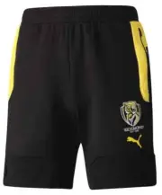 Richmond Tigers AFL Mens 8 Inch Training Shorts Sizes S-4XL BNWT