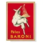 Wall Art 50cmx70cm Pates Baroni Pasta Gold Frame Canvas