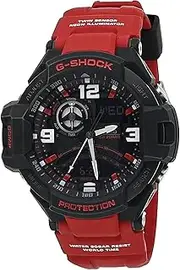 [Casio] G-SHOCK GA1000-4B Mens Red/Black Analog/Digital Watch with Red Band