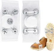 [Rrlihjgu] Ice Shoes Grippers,Non-Slip 5 Claw Ice Traction Cleat | 2X Ice Spikes for Shoes, Mountaineering Shoe Spikes for Men, Women