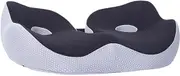 Memory Foam Sit Bone Relief Cushion Washable Ergonomic Pressure Relief Cushion Sitting for Long Car Office Workers, Dr F8p0
