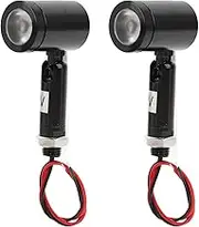 Fdit 2pcs Mini LED Spotlight, Warm Light Accent Lights for Artwork Plants Pictures Jewelry Cabinet Display, Aluminum Alloy Indoor Picture Lamp with DC12V