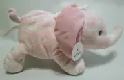 Little Me Elephant Pink Plush Baby Toy Rattle Stuffed Lovey 10" New w/ Tags