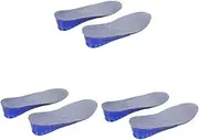 Healvian 3 Pairs 3/5cm Insoles Detachable Sports Insole for Height Increase Breathable Shoe Lifts