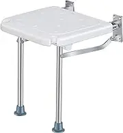 FFSPIIO Foldable Shower Stools, for Elderly Disabled Anti-Slip Bench Change Shoes Stool Wall Mounted Shower Seat Bath Shower Chair