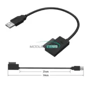 USB to 7+6 13Pin Slim SATA/IDE CD DVD Rom Optical Drive Cable Adapter Converter-