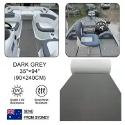 Marine Teak Decking EVA Foam Boat Flooring Yacht Nonskid Dark Grey Vinyl Carpet