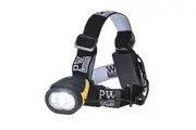Portwest PA63 Dual Power Head Light Torch Headlamp Flashlight Camping - Black