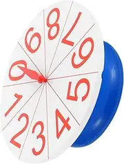 OFFIGAM Rotatable Math Turntable Toy for Education Number Wheel for Fun Learning Activities Classroom Teaching Carnival Prize Games Teaching Props