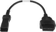 Create idea OBD2 Cable Adapter 4 Pin to OBD2 Diagnostic Adapter Connector Motorbike Diagnostic Adapter Connector Cable Scan Tool Compatible with Multistrada 1200 2010-2014