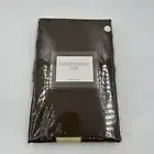Basketweave Easy Care Tablecloth 70” Round 4-6 Seats Bark Brown Christmas New