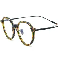 在飛比找蝦皮商城精選優惠-超輕板材純鈦眼鏡框男復古日本設計師款方形眼鏡架可配鏡