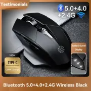 Wireless Mouse Gaming Rechargeable Bluetooth RGB Computer Silent USB Optical
