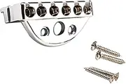 UPKOCH Guitar String Locking Nut Accessory for Headless Guitar Diy Kit Chrome Bridge Strong Stable Design