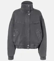 [Marant Etoile] Marant Etoile Yanissa cotton jersey jacket AU 16 grey