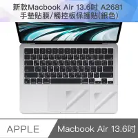 在飛比找Yahoo奇摩購物中心優惠-新款Macbook Air 13.6吋 A2681 手墊貼膜