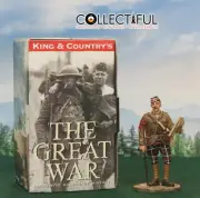 KING & COUNTRY #FW025 GREAT WAR GERMAN - OFFICER HOLDING MAP- SOLDIER RARE MIB