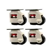 Leveling Casters Wheels 4 Pack Industrial Machine Swivel Caster Wheels 80F Heavy