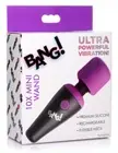 Bang! 10X Ultra Powerful Silicone Mini Wand - Black ~~PREMIUM SILICONE~~