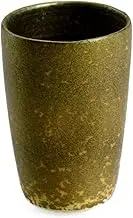 CtoC Japan Ekubo Shot Glass (Gold) Multi, φ1.9 x 2.8 inches (4.9 x 7.1 cm), 2.8 fl oz (80 cc), Moonlight Pottery Kiln Arita Ware Made in Japan