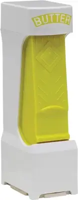 851 One Click Stick Butter Cutter with Stainless Steel Blade, Yellow