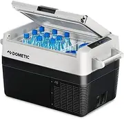 DOMETIC CFF 35 Portable Compressor Cooler and Freezer, 34 l, 12/24 V DC and 100-240 AC, Mini Fridge for Car, Truck, Boat, Motorhome and Power Socket [Energy Class D]