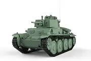 MRY-SFW Army Tank BMC Toys 1/87 25mm Military Model Kit Sweden Stridsvagn M41 SeriesII