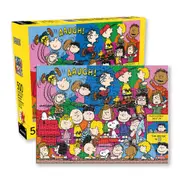500pc Aquarius Peanuts Cast Family Jigsaw Puzzle Toy Kids/Children Game