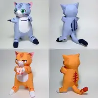 在飛比找Yahoo!奇摩拍賣優惠-Mayo&Tiger動畫貓咪/3D紙模型/