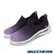 Skechers 斯凱奇 休閒鞋 Go Walk Arch Fit 女鞋 黑 紫 輕量 緩衝 足弓支撐 運動 健走 124885BKLV